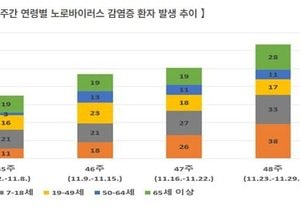 겨울철 노로바이러스 급증…지난해보다 58.8%↑, 영유아 중심 확산