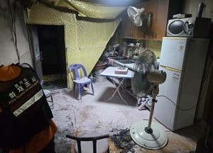 부천 심곡본동 자유시장 상가 화재…소화기로 자체 진화