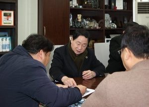 주광덕 남양주시장, 중소기업 ‘티앤아이’ 찾아 현장 목소리 청취