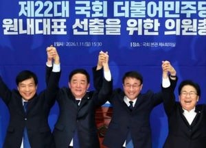 민주 새 원내사령탑 한병도…최고위원 3인 선출