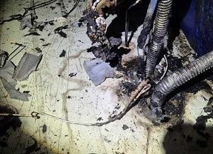 의정부 건물 옥상 물탱크서 화재…15분 만에 진화