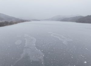 [드본세] 남한강, 겨울 화폭이 되다