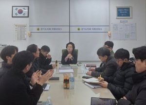 김옥순 경기도의원, 의왕시 재개발 사업 공사 진행 문제점 대응 방안 논의