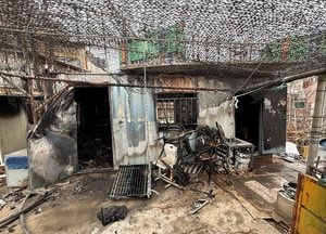 김포 북변동 컨테이너 화재…인명피해 없어