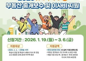 화성특례시, 청년 부동산 중개보수·이사비 지원 신청 접수