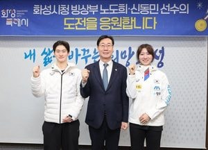 정명근 화성시장 “노도희·신동민, 동계올림픽 향한 힘찬 질주 응원”