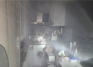 하남 망월동 오피스텔 화재…인명피해 없어