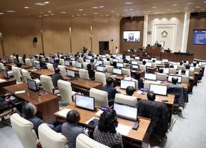 수원특례시의회, 제398회 임시회 개회...의원발의 조례안 27건 상정