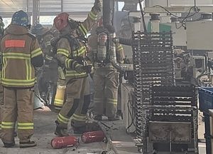 평택 세교동 공장 화재…5명 대피, 35분 만에 진화