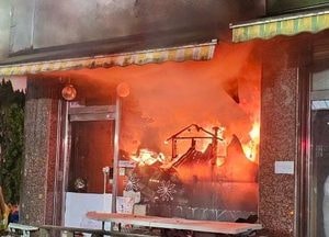 평택 비전동 복합상가 1층점포 화재…인명피해 없어