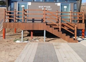 구리시, 왕숙천 둔치 공원 편의시설 대폭 확충...노후 화장실 최신식 시설로 교체