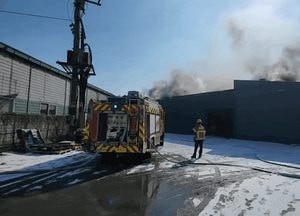 [영상] 양주 남면 공장서 화재…히터 가동 중 불