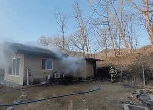 [영상] 광주 초월읍 단독주택 화재…창고서 불, 1시간여 만에 진화