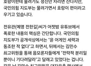 이준석 개혁신당 대표, 與 지도부 비판