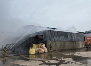 양주 남면 폐기물처리시설 화재…3시간여 만에 완진, 15명 자력대피