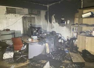 광명 광명동 근린생활시설 새벽 화재…인명피해 없어