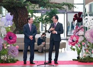 유정복 인천시장, 연수구 방문…현안 해결·재도약 지원 약속