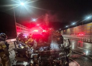 시흥 조남동 도로서 차량 화재…인명피해 없어