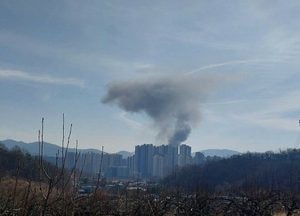 남양주 일패동 야적장 화재...30분 만에 초진