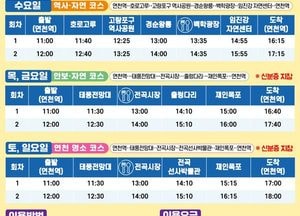 연천군, 3월부터 시티투어 버스 재운행...역사·안보·명소 코스 구성
