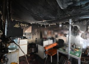 광주 곤지암 자동차공업사 화재…인명피해 없어