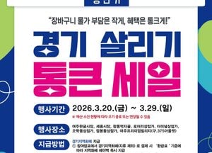 여주시 ‘경기살리기 통큰세일’ 진행...지역화폐 결제 시 최대 12만원 환급