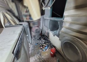 광주 매산동 주택 세탁실 한밤중 화재…자체진화