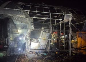 시흥 죽율동 비닐하우스서 새벽 화재…20분 만에 진화