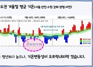 기온 널뛰기 겨울…한랭질환 364명 경기도 최다