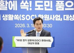 경기도 ‘생활쏙(SOC) 환원사업’ 첫 대상지로 파주·연천·양평·가평 선정