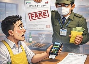 [중앙AI만평] “공문 들고 온 사기”