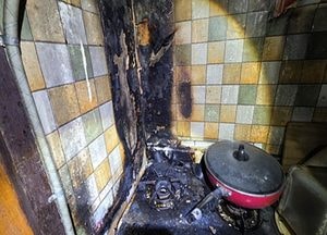 안성 신모산동 아파트서 새벽 화재...1명 화상·주민 14명 대피