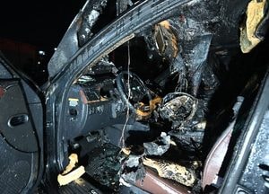 광주 신현동 도로서 승용차량 화재…20분 만에 진화