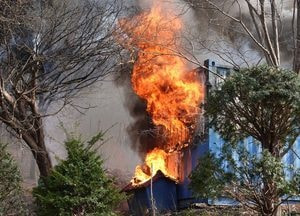 양평 지평면서 산불 1시간 만에 진화…임야·컨테이너 1동 소실