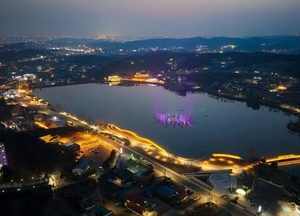 ‘노을과 음악분수의 향연’ 안성시, 칠곡호수공원 개장...지역 관광 명소 탄생