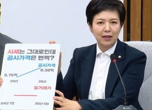 김은혜 의원 “공시가격 급등…지방선거 후 세금폭탄 우려”