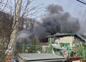 안성 양성면 주택 화재…42분 만에 초진
