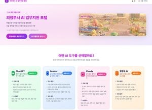 의정부시, AI 업무지원 포털 구축…보도자료·보고서 작성 자동화