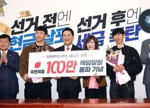 장동혁 국민의힘 대표, 책임당원 100만명 언급…“지방선거 승리”