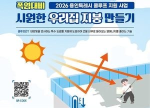용인특례시 ‘시원한 우리집 지붕 만들기’ 쿨루프 지원 사업 대상자 모집
