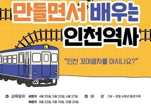 “수인선 협궤열차 체험”…인천도시역사관, 가족 역사교육 운영
