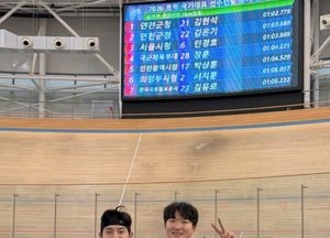 연천군청 김현석, 국가대표 선발 평가대회 1km 독주 1위…김은기 2위