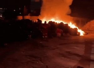 [영상] 광명 소하동 쓰레기 야적장 화재…1시간9분 만에 진화