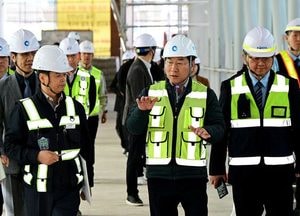 인천발 KTX 직결사업 공정률 71%…유정복 시장, 송도역 현장 점검