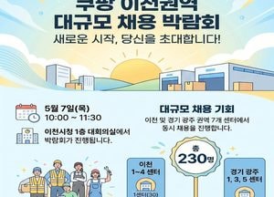 이천시, 5월7일 쿠팡 이천권역 채용박람회 개최