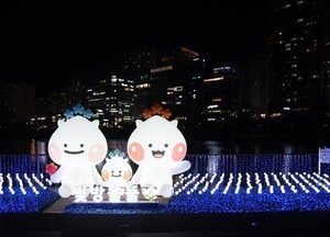 “하남의 밤을 바꾼다”…미사호수공원 ‘빛방울뜰’ 개막
