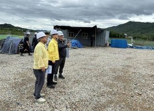 경기도, 우기·폭염 대비 연천 동막 자연재해위험개선지구 현장점검