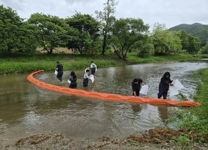 남양주시, 수질오염사고 대응 방제 훈련 실시