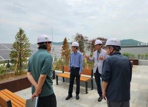 인천 서구, 6월 준공 앞둔 가좌 국민체육센터 건립현장 점검