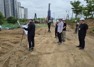 인천 서구, 경서3구역 지구 외 도로개설공사 현장점검 안전·공정관리 당부